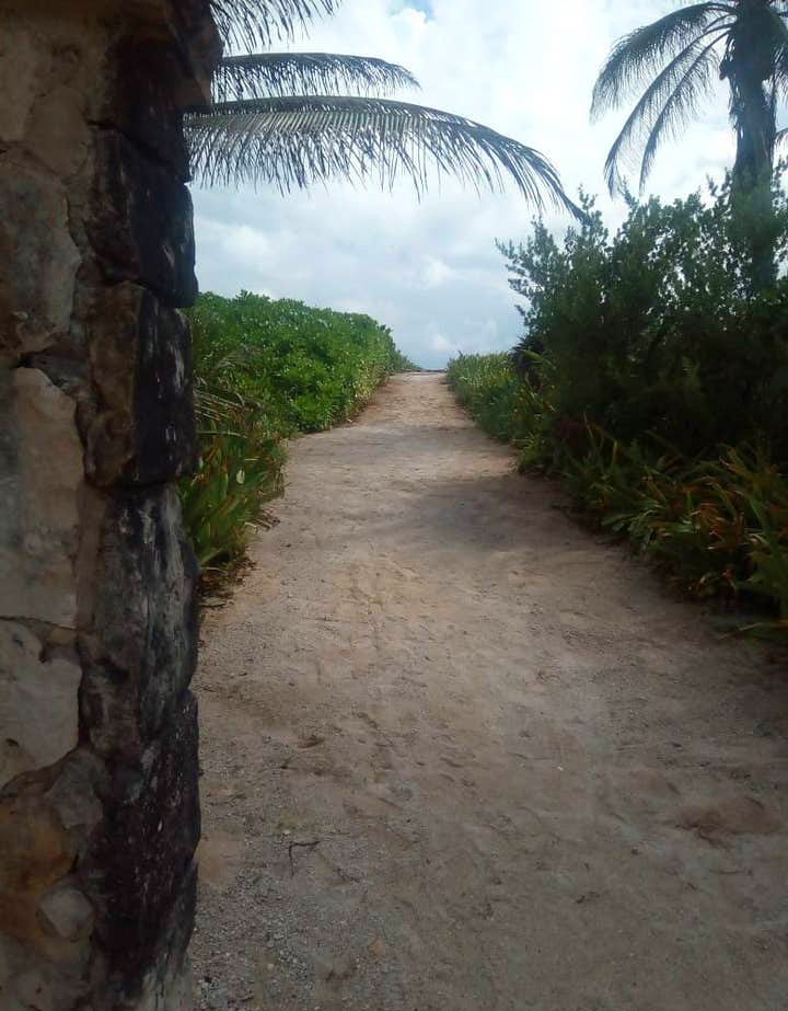 Path to beach at Casa Perla